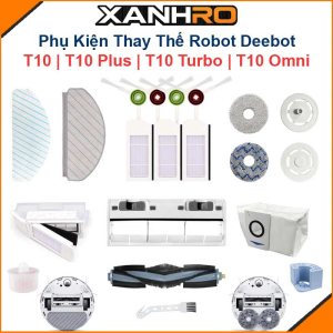 Phụ kiện thay thế Robot hút bụi lau nhà Deebot T10 T10 Plus T10 Turbo T10 Omni/ Chổi lăn Chổi cạnh Bộ lọc Giẻ lau/