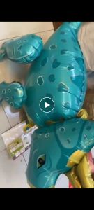 Large 4D standing Dinosaur Aluminam Foil Balloon Jungle Animal Baby party Decoration Balloon
