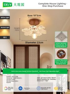 DGY | French Retro Luxe Glass Corridor Light