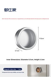 YUSHIJIA | Magnetic Kitchen Organizer Board with Enamel Accessories and Wall Hooks