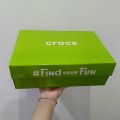 Box Crocs Untuk Sepatu Sandal Crocs / Tas Crocs Hijau. 