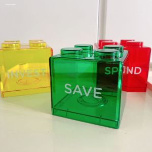 MINGRENBANG | Boys New Design Building Block Piggy Bank