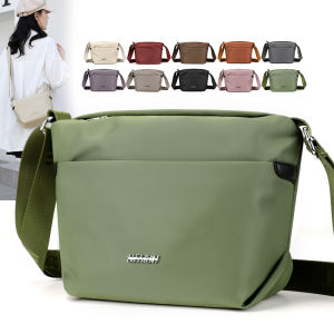 Womens Messenger Bag 2024 Summer New Arrival Dumpling Bag Fashion Portable All-Match Nylon Small Bag Shoulder Canvas Bag