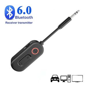 KEBIDU | Bộ Thu Phát Âm Thanh Bluetooth 6.0 KEBIDU Bộ Chuyển Đổi Không Dây Âm Thanh Nổi HiFi 35 Mm 2 Trong 1 Dành Cho TV Ô Tô Chuyến Bay - Âm Thanh & Video