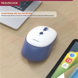Chuột Không Dây NexusClick Dual Mode Silent 3 Triệu Lần Bấm Type-C Có Thể Sạc Lại 3200 Dpi Có Thể Điều Chỉnh Cho Máy Tính Xách Tay Máy Tính Bảng - Chuột Văn Phòng Bền Bỉ Yên Tĩnh