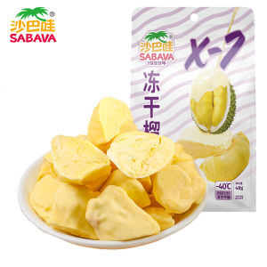 SABAVA Freeze-Dried Durian Dried Strawberries Dried Mango Dried Peach Dried Fruit Strawberry Crisp Dried Durian Chips Casual Snacks