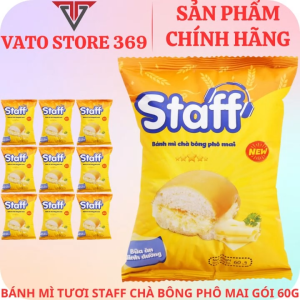 Bánh mì chà bông phô mai STAFF gói 60g
