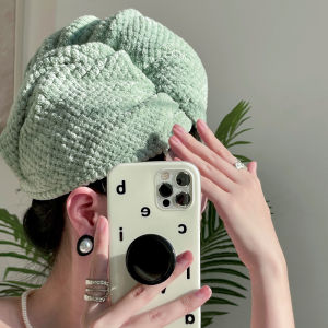 Mũ Khô Tóc Hai Lớp Dày Siêu Thấm Hút Nhanh Khô Khăn Quấn Đầu Cho Nữ Khăn Lau Tóc Sau Khi Tắm Dụng Cụ Vệ Sinh Cá Nhân