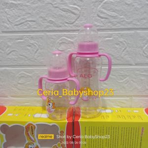 BOTOL SUSU BAYI BABY FEEDING BOTTLE ALGO DENGAN PEGANGAN BAHAN TEBAL BPA FREE