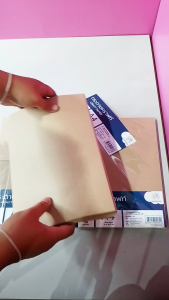 Saengroong กระดาษน้ำตาล กระดาษคราฟท์ ขนาดA4 (80แกรม110แกรม 250แกรม) 50-100แผ่น/แพ็ค