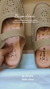 Promo 5.5  Sale Selop Oclia Yasta Bustong Velcro Wanita Casual Slip On Oclia Yasta SL 97 hitam kps JUMBO