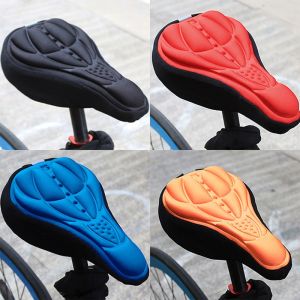 New Mountain and Road Bike Colorful 3D Fixed-Gear Saddle Cover Seat Cover Bicycle Riding Gear Accessories