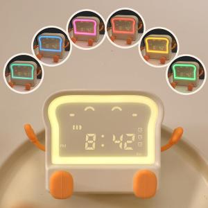 HUIYANGXU | Student Children Multifunctional Clock Colorful Lights