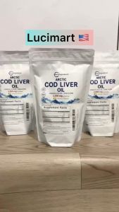 Viên uống dầu gan cá tuyết Arctic Cod Liver Oil Micro Ingredients túi 360 viên [Hàng Mỹ]