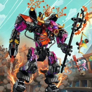 Lele Brother | Bộ Xây Dựng Đồ Chơi Mecha Vua Ma Flame