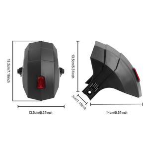 Rear Wheel Splash Protection Mudguard With Reflector Fit Kukirin G2 G3 G4 Electric Scooter Replacement Cover Part