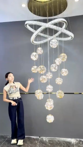 🔥🔥🔥luxury Modern crystal chandelier. Hotel. Villa staircase chandelier. Living room ceiling chandelier