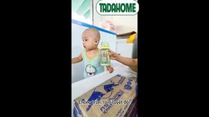 Bình Nước Nhựa Cao Cấp Cho Bé Gái Bé Trai HOKORI 0081 Bình Nước Trẻ Em Chống Tràn - TADAHOME