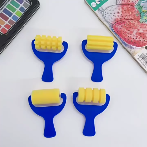Roller Sponge Busa Roller Spons Melukis Anak / Mainan Edukasi Kids Painting Set Art Drawing Craft Brush Sponge Kuas Cat Alat Belajar Mewarnai Menggambar Anak