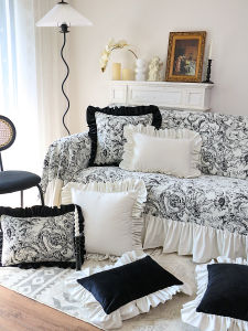 Morris French Vintage Pillow Living Room Sofa Bay Window Backrest Waist Pillow Headboard Nap Pillowcase Mediterranean Style