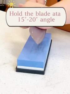 Premium Whetstone Knife Sharpening Stone Sharpener 2 Side Grit 400/1000/4000 Waterstone Rough Medium Fine Sandpaper Set for Rust Removal and Blade Sharpening