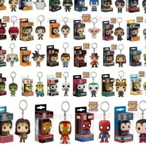 Funko | Dumbo Stranger Toy Story 4 Captain Marvel Goose Wall-E Eva Keychain Toys Action Figure Collectible Model Dolls
