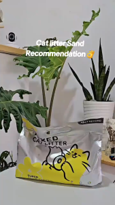 30L Mixed Cat Litter Tofu & Bentonite Blend Strong Odor Control Food Grade for Cats & Kittens