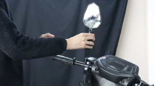 Side Mirror For Motorcycle Universal Clear Lens Classic Retro Round Mirrors Adjustable High Quality