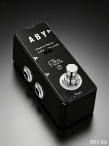 Rowin LEF-330 ABY Switch Pedal Passive Signal Splitter Combiner True Bypass Mini Metal Guitar Accessory