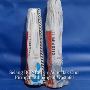 Selang BCP Tarik + Avur Bak Cuci Piring Pembuangan Wastafel +Avur Kenmaster