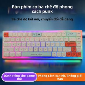 JIAGONG | Bàn Phím Cơ Không Dây Bluetooth 5.0 Acrylic Đa Chế Độ
