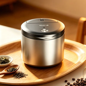 WEILINXIAOWEI | New Automated Vacuum Sealed Container Food Grade Stainless Steel Spray Titanium Coffee Beans Tea