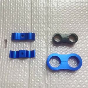 Bộ Kẹp Dây Cao Su Bện Nhiều Màu AN4 AN6 AN8 AN10 Bộ Chia Ngăn Bằng Nhôm Anod Hóa Dùng Cho Đua Xe