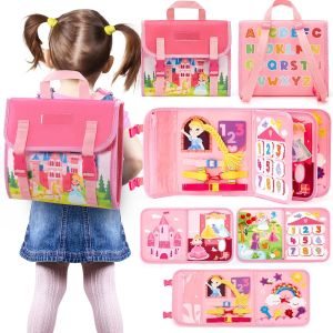 Bảng Đồ Chơi Montessori Cho Trẻ Mới Biết Đi Bảng Hoạt Động Cảm Giác Cho Bé Kèm Ba Lô Du Lịch Đồ Chơi Rèn Luyện Kỹ Năng Vận Động Tinh Và Kỹ Năng Sống Cho Trẻ 3-6 Tuổi