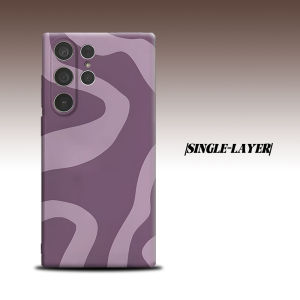 Lilac Swirl For Samsung Galaxy S26 S25 S24 A56 A36 Dual Layer Luxury Fashion Full Lens Protective Case