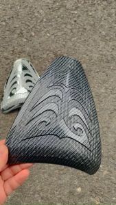 Mặt nạ dưới SHmode (Chỉ mũi) Cacbon và Xi cho Xe Honda SHmode 2020- 2023 Chống Va Đập Trầy Xước- chính hãng Artistar