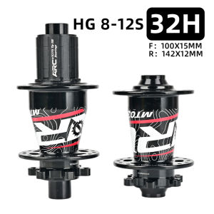 Moay-ơ Xe Đạp ARC 039 MTB Hiệu Suất Cao Bánh Trước/sau 135mm 6 Chấu 114 Điểm Tiếp Xúc 4 Bạc Đạn Tương Thích Với Hệ Thống HG