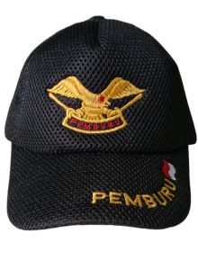 Topi dabelmes bordir pemburu