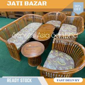 Set Kerusi Ranjang Jati Kerusi kayu Jati Teak Wood Chair