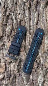Dây Đeo Đồng Hồ Thể Thao Bằng Silicon Mềm Hai Màu Dành Cho Garmin Forerunner 735XT 235 230 630 620 Thoáng Khí Thay Thế Dây Đeo Cổ Tay Khi Chạy Bộ