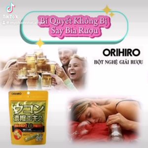Bột Nghệ Giải Rượu Orihiro Nhật Bản 20 Gói - virgot.store