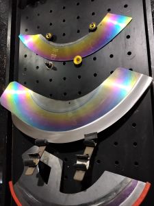 Pisau rajang Daun Temb4K4u model Bendo Full baja Hss germ4ni  // P50cm L12cm