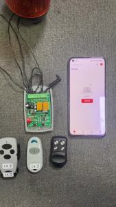 1PCS 2 Channel WIFI Tuya Smart Remote Control External Receiver Garage Gate Opener Controller with 1PC-5PCS 433mhz Transmitter