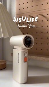JISULIFE Handheld Fan Ultra1 3 in 1 Portable Turbo Jet Fan 9000mAh Rechargeable With Air Duster Function Mini Fan With 1-100 Speeds LED Display Outdoor Camping
