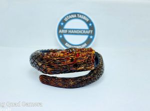 gelang akar bahar merah ukir naga samping full ukir terbaik