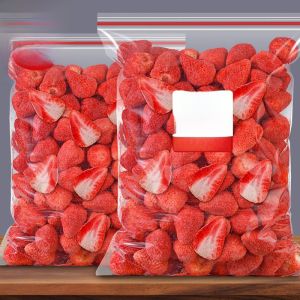 Frozen Dry Strawberry 500g Whole Large Strawberry Cinnamon Crisp Fruit Dry Snowflake Snack Special Baking Snacks