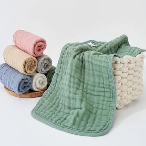 1/6pack Baby Burping Cloth 25*50cm Large Extra Soft and Absorbent Muslin Burp Cloths 100% Cotton Washcloths For Baby
