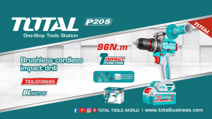TOTAL Brushless Cordless Impact Drill TIDLI209685