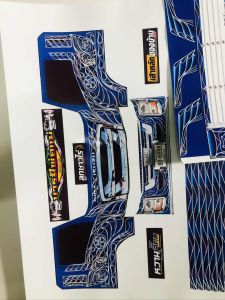 สติ๊กเกอร์แต่งชิ่งโมเดล10ล้อรอบคันสเกล1/24สวยๆ🚚🚚🚚