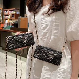 Card Case For iphone 14 Pro Max 16 pro max With CrossBody Strap lanyard Iphone 15 pro max 13 pro max leather case Wallet Bag Case Mobile Phone Case iPhone X XR XS MAX 14 promax 15 16 Plus Cover iPhone 11 12 Pro Max Cards Slot Casing With Rope